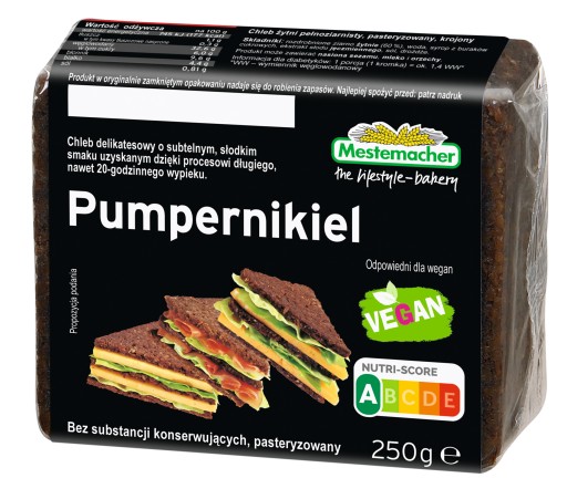 Benus Pumpernickel Chlieb 250 g