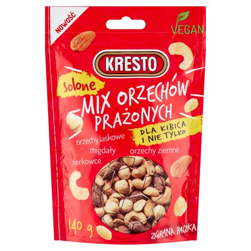 VOG KRESTO Zmes pražených slaných orechov 140g v