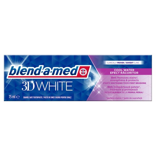 Blend-a-med 3D biela zubná pasta studenej vody