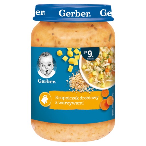 Nestlé Gerber Hydina Krupniczek po 9 mesiacoch 190g