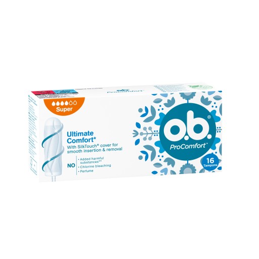O.B. TAMPÓNY 16 PROCOMFORT SUPER