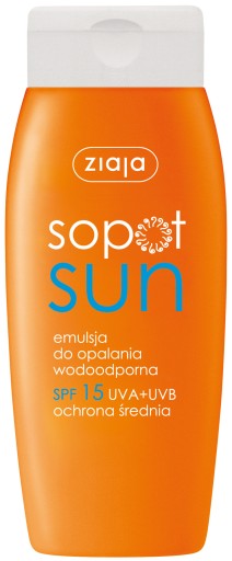 Ziaja SUN EMULSION VODEODOLNÁ SPF15 150ml