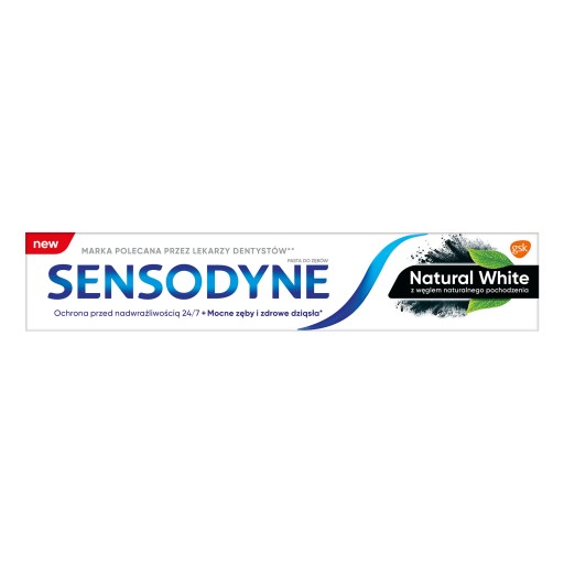 Zubná pasta Sensodyne s aktívnym uhlím 75ml