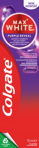 COLGATE PASTE 75ML MAX BIELA FIALOVÁ REVEAL
