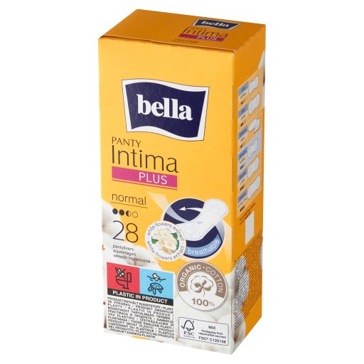 Bella Panty Intima plus normálne hygienické vložky 28 ks.