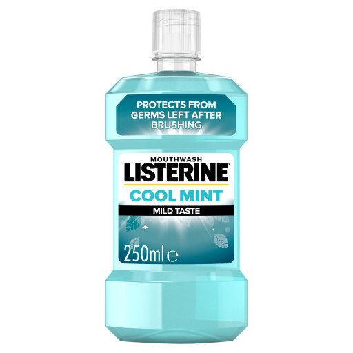 Listerine Cool Mint Mild Taste ústna voda 250 ml