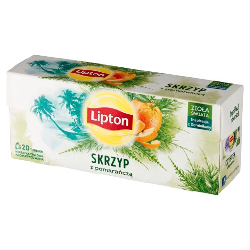 LIPTON bylinkový ochutený čaj HORSETTIE S POMERANČOM 20 vrecúšok