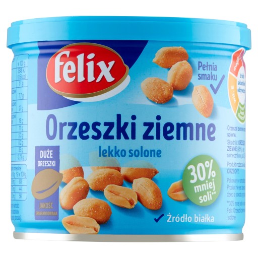 Felix veľké arašidy jemne solené v plechovke 140g