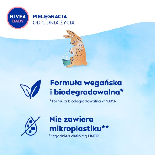NIVEA BABY PURE WATER Vlhčené obrúsky pre deti, bez zápachu, 57 ks.