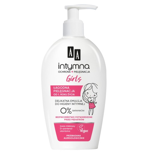 AA Intymna Dievčenská emulzia na intímnu hygienu 300 ml