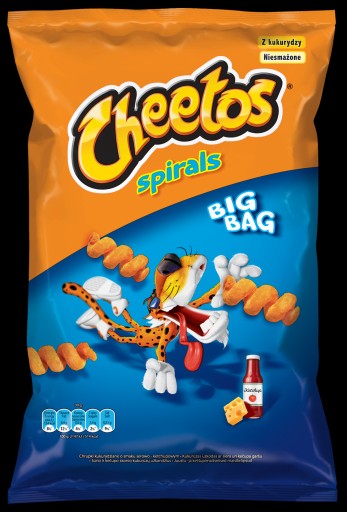 Cheetos Špirály Syr s kečupom Chrumkavý 80g