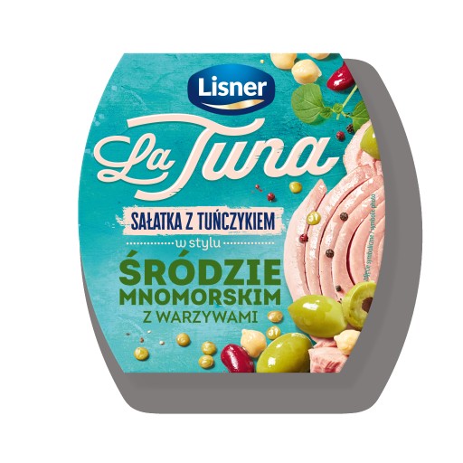 TUŇIAKOVÝ ŠALÁT SO ZELENINOU STREDOMORSKÉHO ŠTÝLU 160g LISNER