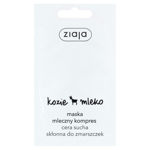 Ziaja Kozie mlieko Maska mliečny obklad na suchú pokožku 7 ml