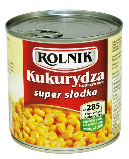 Rolnik Super sladká konzervovaná kukurica 340g