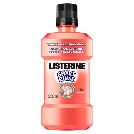 Ústna voda LISTERINE 250 ml SMART Oplach B