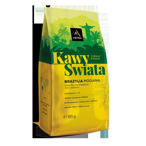 Zrnková káva Astra Brazil Mogiana 185g