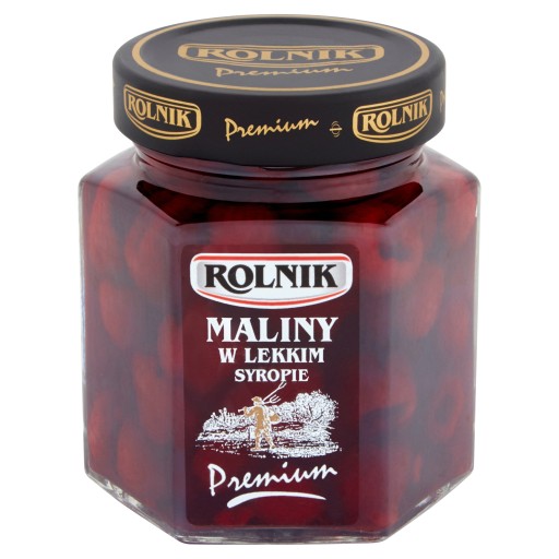 Maliny v light sirupe Rolník 320g