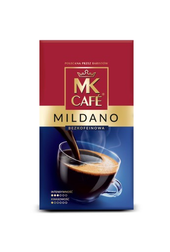 Bezkofeínová mletá káva MK Cafe Mildano 250 g