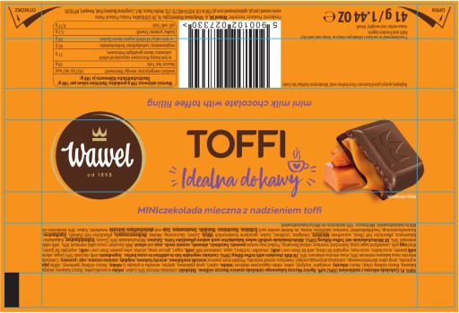 Wawel Mini čokoládový karamel 41g