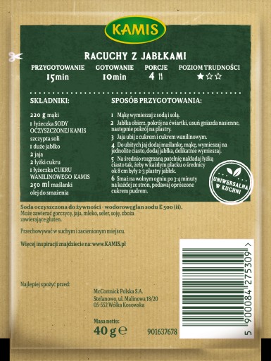 Kamis sóda bikarbóna 40g