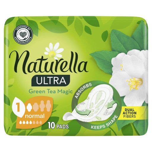 Naturella Ultra Green Tea Magic Normal Hygienické vložky 10 kusov