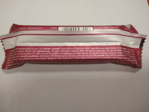 Nov.Cranberry cony bar 50g