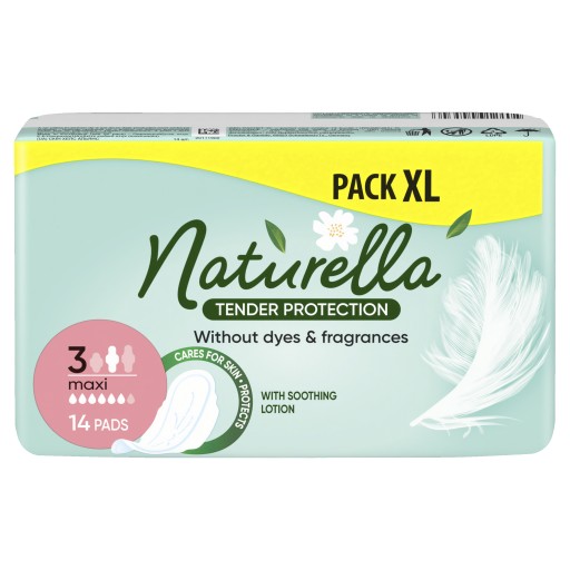 NATURELLA TENDER OCHRANNÉ ULTRA MAXI hygienické vložky 14 KS.