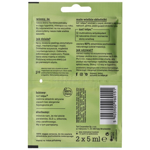 maskovacia multipeelingová aktívna vyhladzujúca maska 3v1 2x5 ml