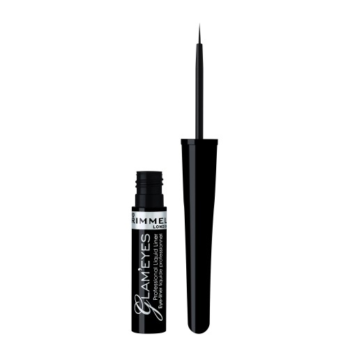 Ceruzka na oči RIMMEL glam'eyes 001 black glamour
