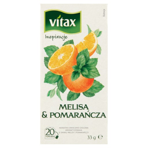 Vitax čaj z medovky a pomaranča (20 tabliet)