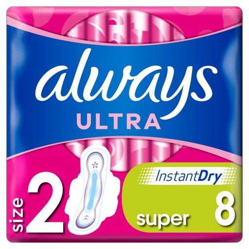 VŽDY ULTRA 8 SUPER PLUS hygienických vložiek