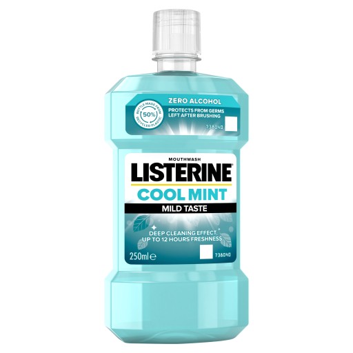 Listerine Cool Mint Mild Taste ústna voda 250 ml