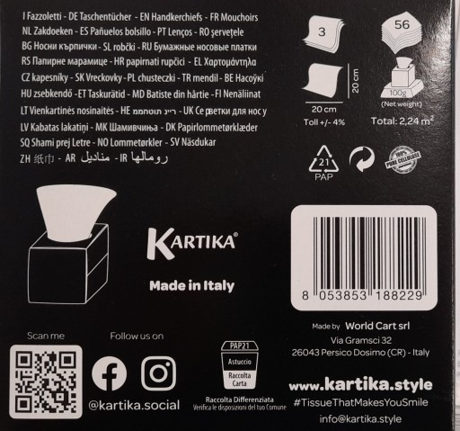 KOZMETICKÁ ŠATKA KRABIČKA 3 V 56 KS