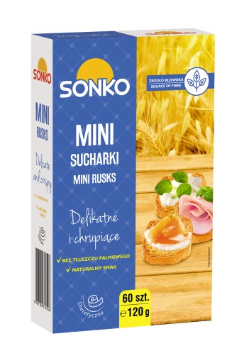 Sonko mini sucháre 60 ks 120g