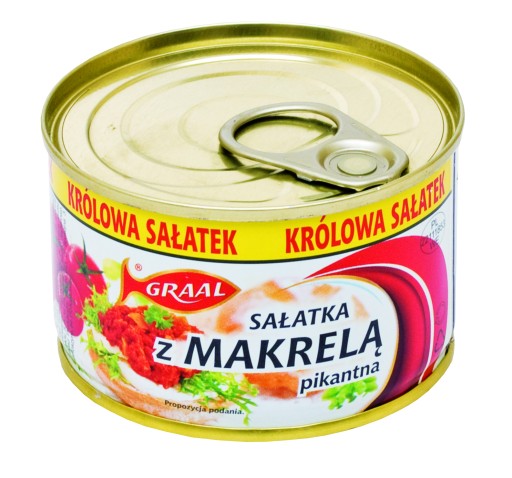 GRAAL Šalát s pikantnou makrelou 165 g