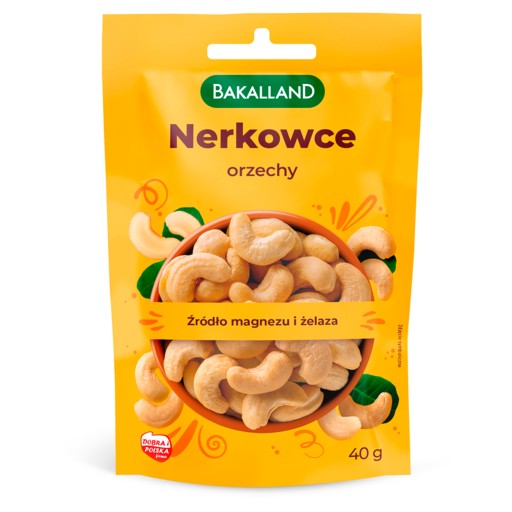 BAKALLAND KEŠU, CELÉ LÚPANÉ, NESOLENÉ 40G