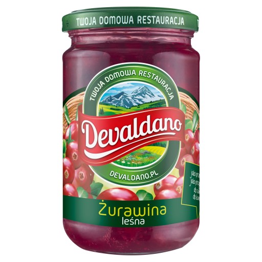 Devaldano Lesné brusnice 290 g
