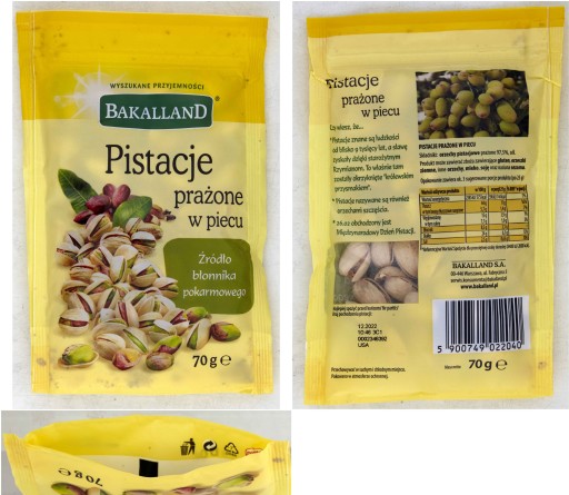 Bakalland pražené pistácie 70g
