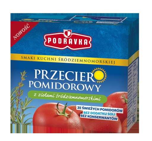 Podravka Paradajkový pretlak so stredomorskými bylinkami 500G