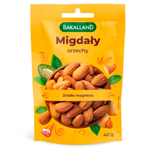 Bakalland Mandle lúpané 40 g x2