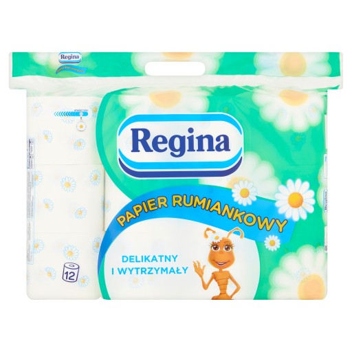 REGINA Toaletný papier Harmanček, 12 roliek, silný