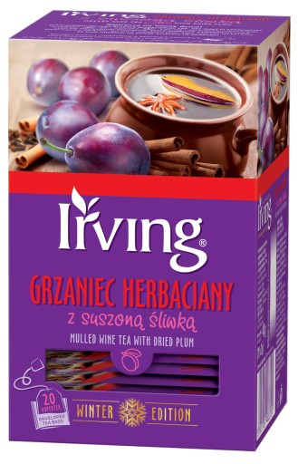 Irving varený čaj SUŠENÉ SLIVKY 20 obálok