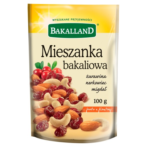 Bakalland Miešané sušené ovocie a orechy 100 g