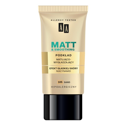 AA Make Up Matt Zmatňujúci a vyhladzujúci podklad 105 Sand 30ml