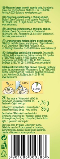 Teekanne Zelený čaj Opuncia opuncia 60 ks