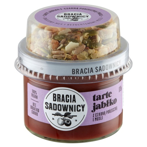 Bracia Sadowcy Strúhané jablko s čiernymi ríbezľami a müsli 175 g