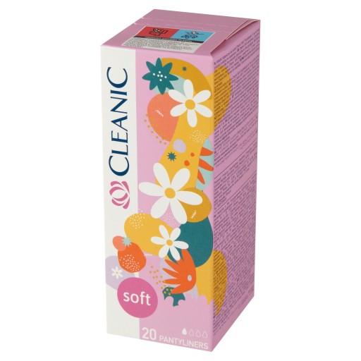 CLEANIC Mäkké hygienické vložky 20 ks