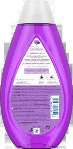 Strength Drops Johnson's šampón 500 ml