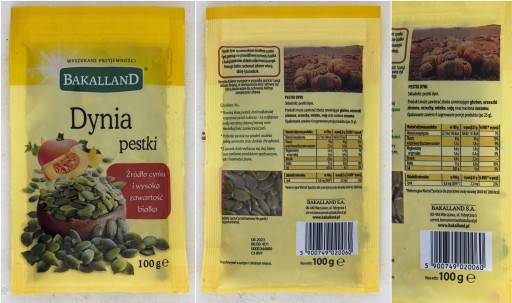 TEKVINOVÉ SEMIENKA 100G BAKALLAND x2