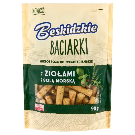 Beskid mini viaczrnné tyčinky s bylinkami a morskou soľou 90g Aksam